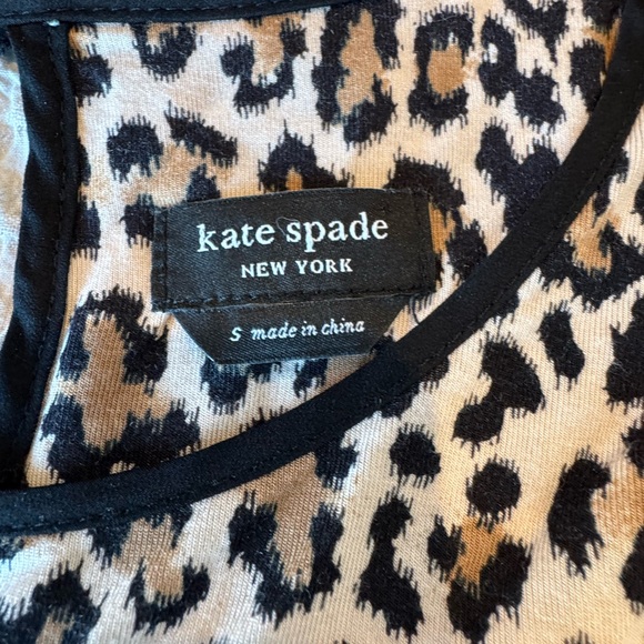 Kate Spade Leopard Animal Print Nightgown. Night Shirt. Wmn’s Small - Picture 5 of 10